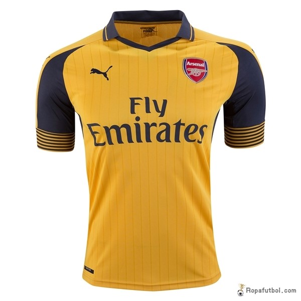 Tailandia Camiseta Arsenal Replica Segunda Ropa 2016/17 Amarillo